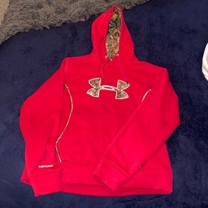 Under Armour Pink Camo Hoodie. Barely worn!